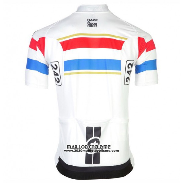 2017 Maillot Ciclismo Assos Champion Pays Bas Manches Courtes et Cuissard